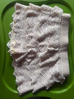 Crochet Lace Cream kids Shorts
